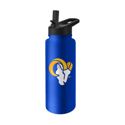 Los Angeles Rams Royal 34oz Logo Quencher Water Bottle - Logo Brands