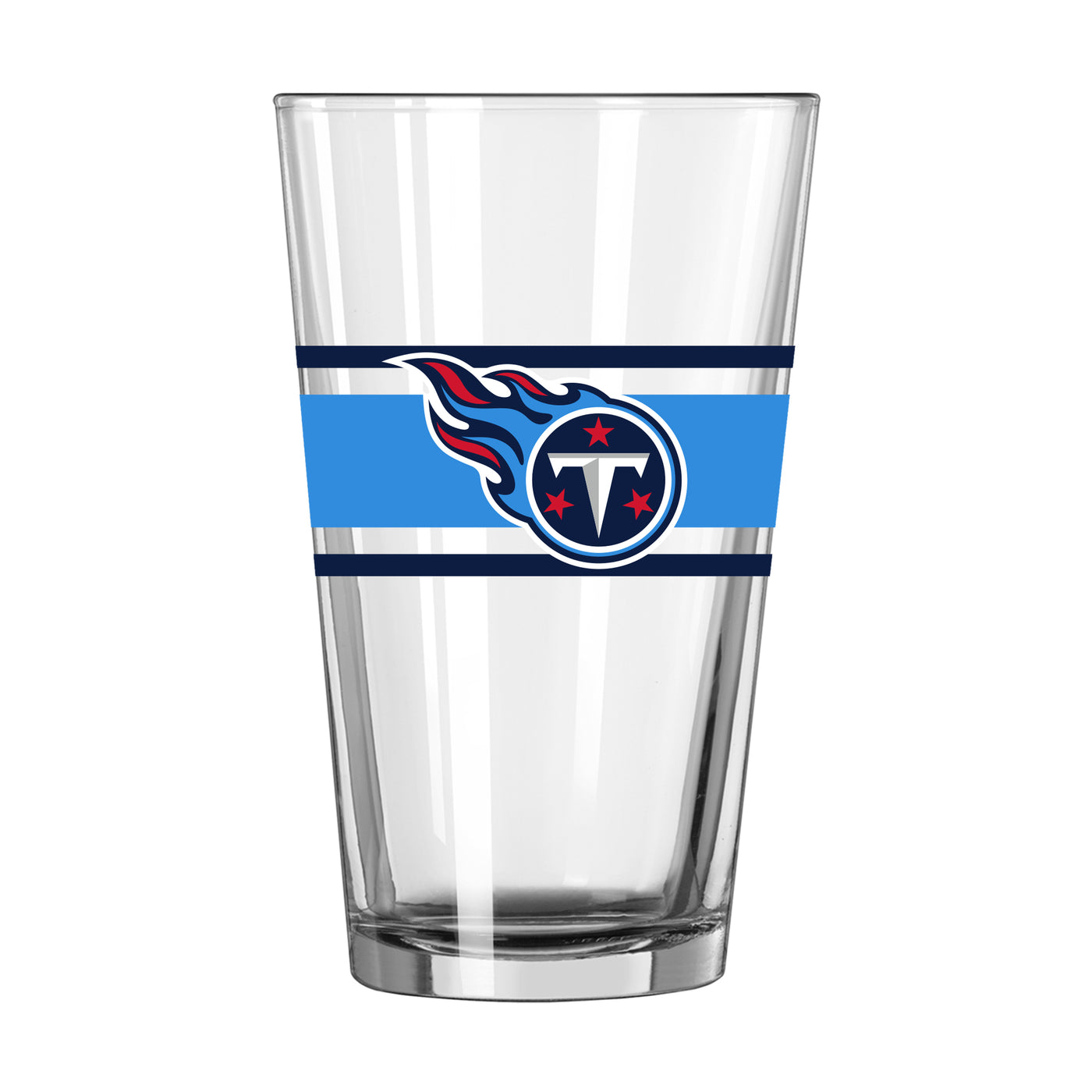 Tennessee Titans 16oz Stripe Pint Glass