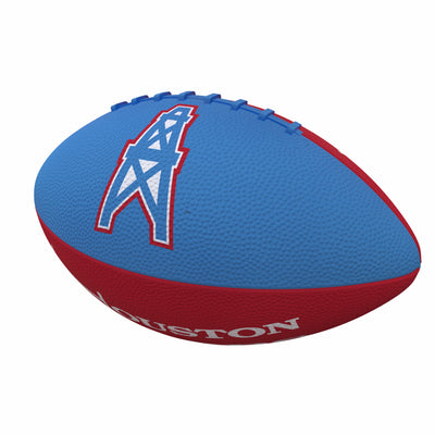 Houston Oilers Pinwheel Junior Size Rubber Football - Logo Brands