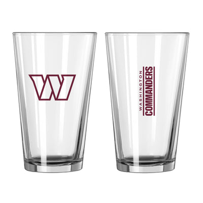 Washington Commanders 16oz Gameday Pint Glass - Logo Brands