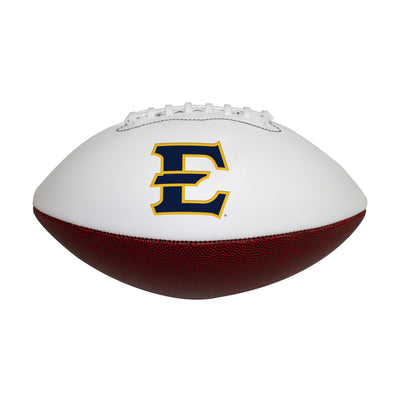 East TN State Official-Size Autograph Football - Logo Brands