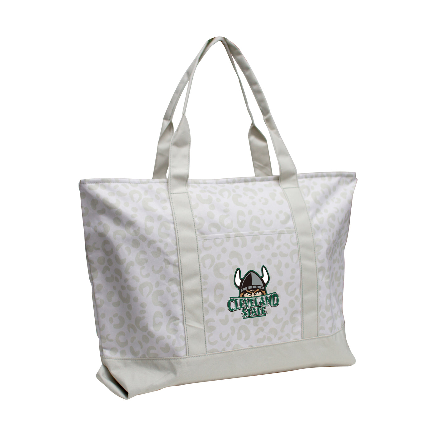 Cleveland State Leopard Pattern Tote - Logo Brands