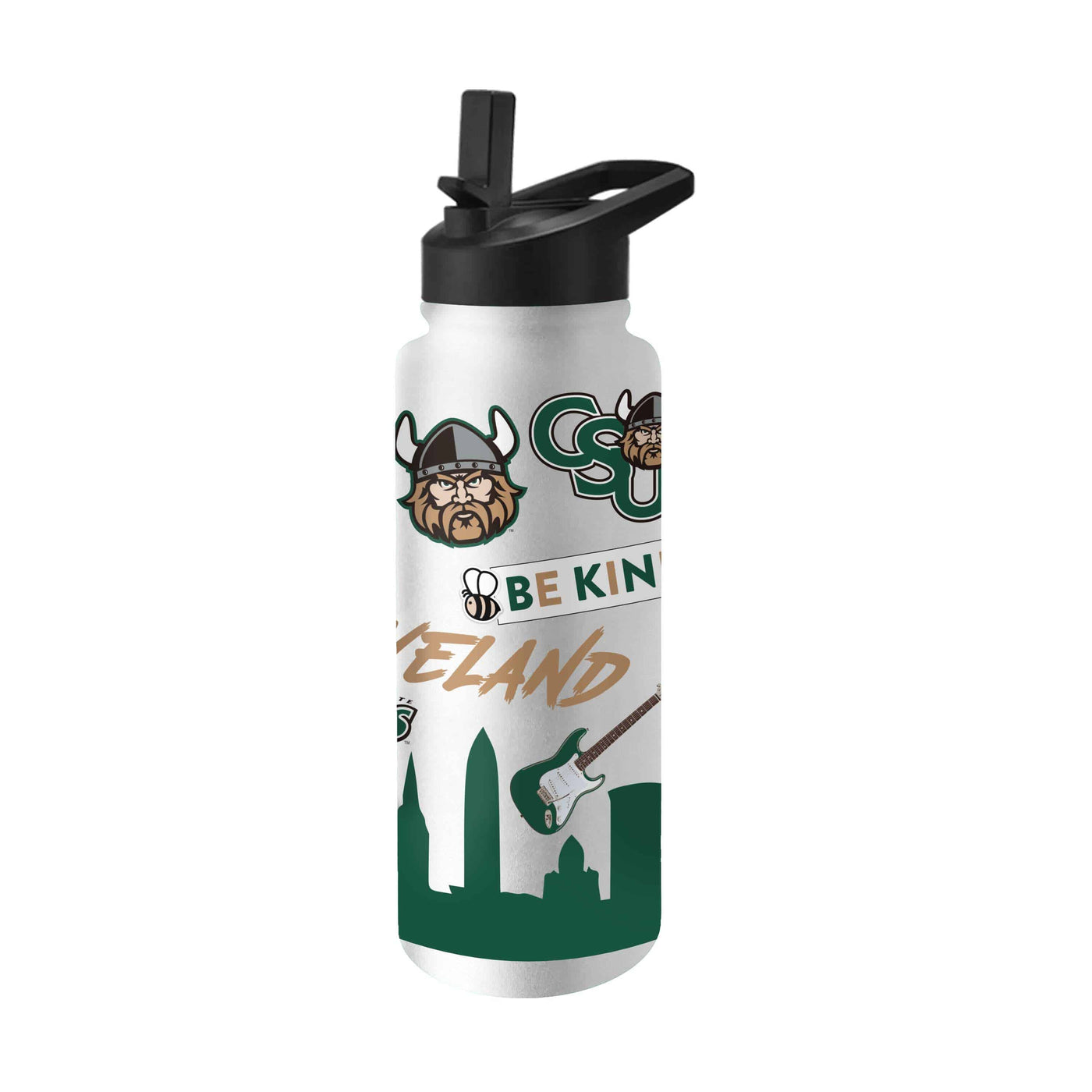 Cleveland State 34oz Native Quencher Bottle - Logo Brands