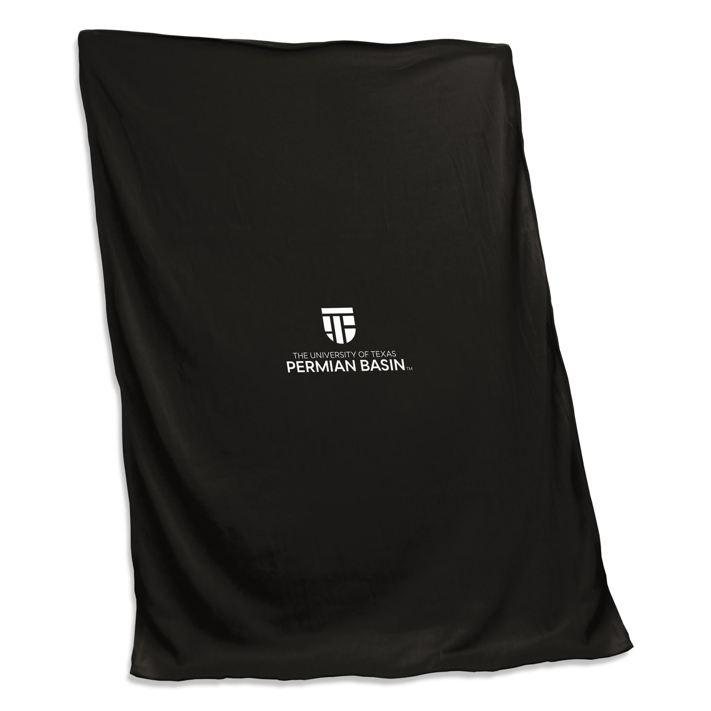 Texas Permian Basin Black Screened Sweatshirt Blanket - Logo Brands