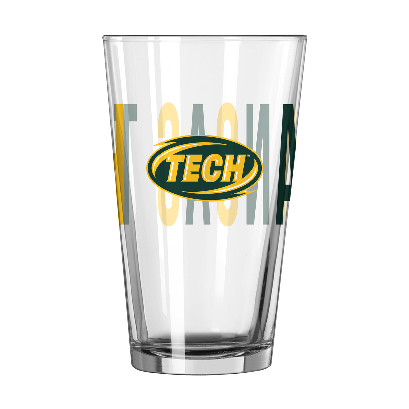 Arkansas Tech 16oz Overtime Pint Glass - Logo Brands