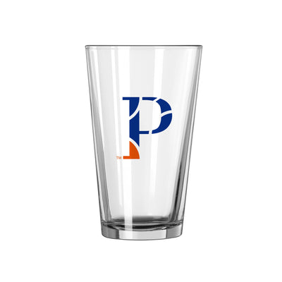 Wisconsin Platteville 16oz Logo Pint Glass - Logo Brands