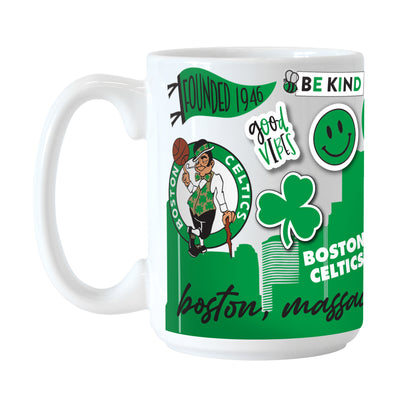 Boston Celtics 15oz Native Sublimated Mug - Logo Brands