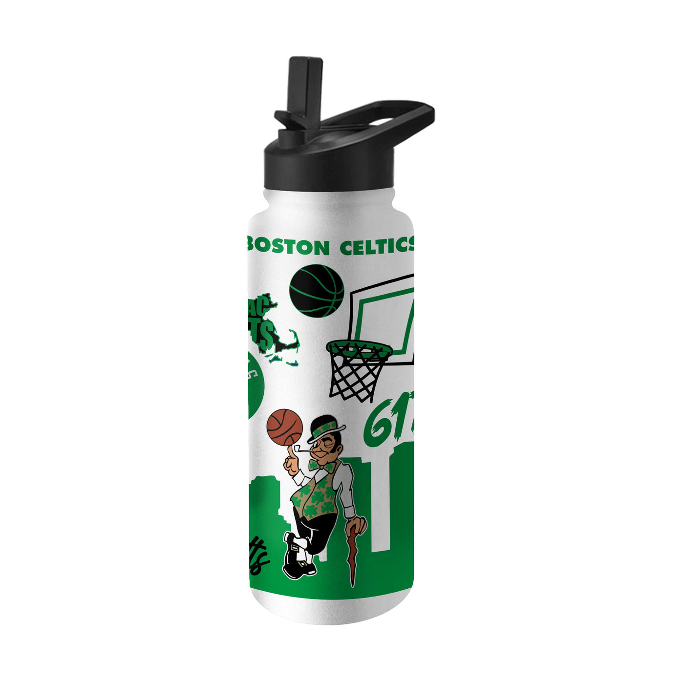 Boston Celtics 34oz Native Quencher Bottle
