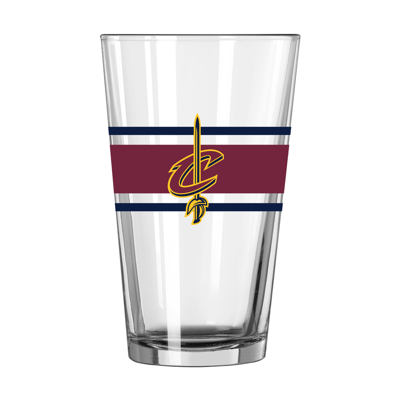 Cleveland Cavaliers 16oz Stripe Pint Glass