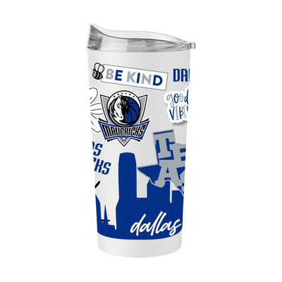 Dallas Mavericks 20oz Native Powder Coat Tumbler - Logo Brands