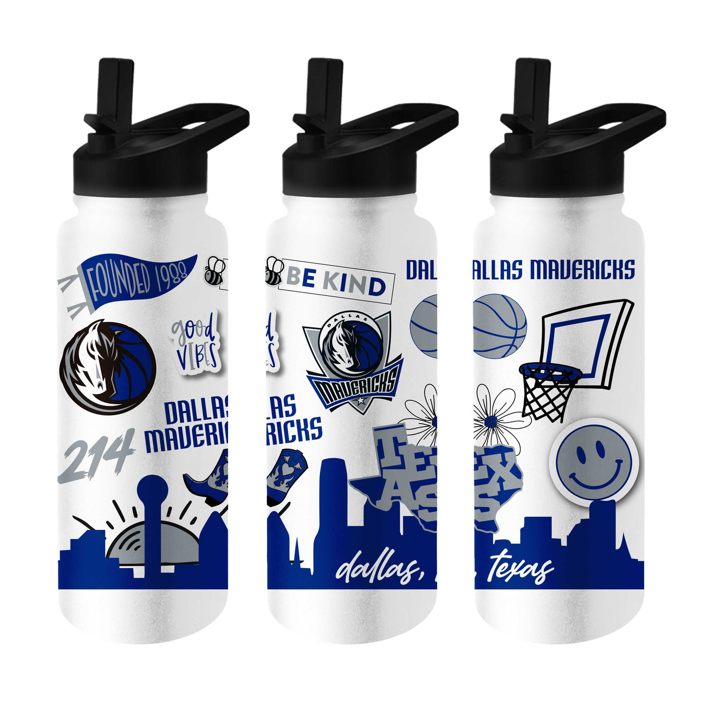Dallas Mavericks 34oz Native Quencher Bottle