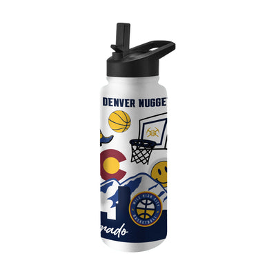 Denver Nuggets 34oz Native Quencher Bottle - Logo Brands