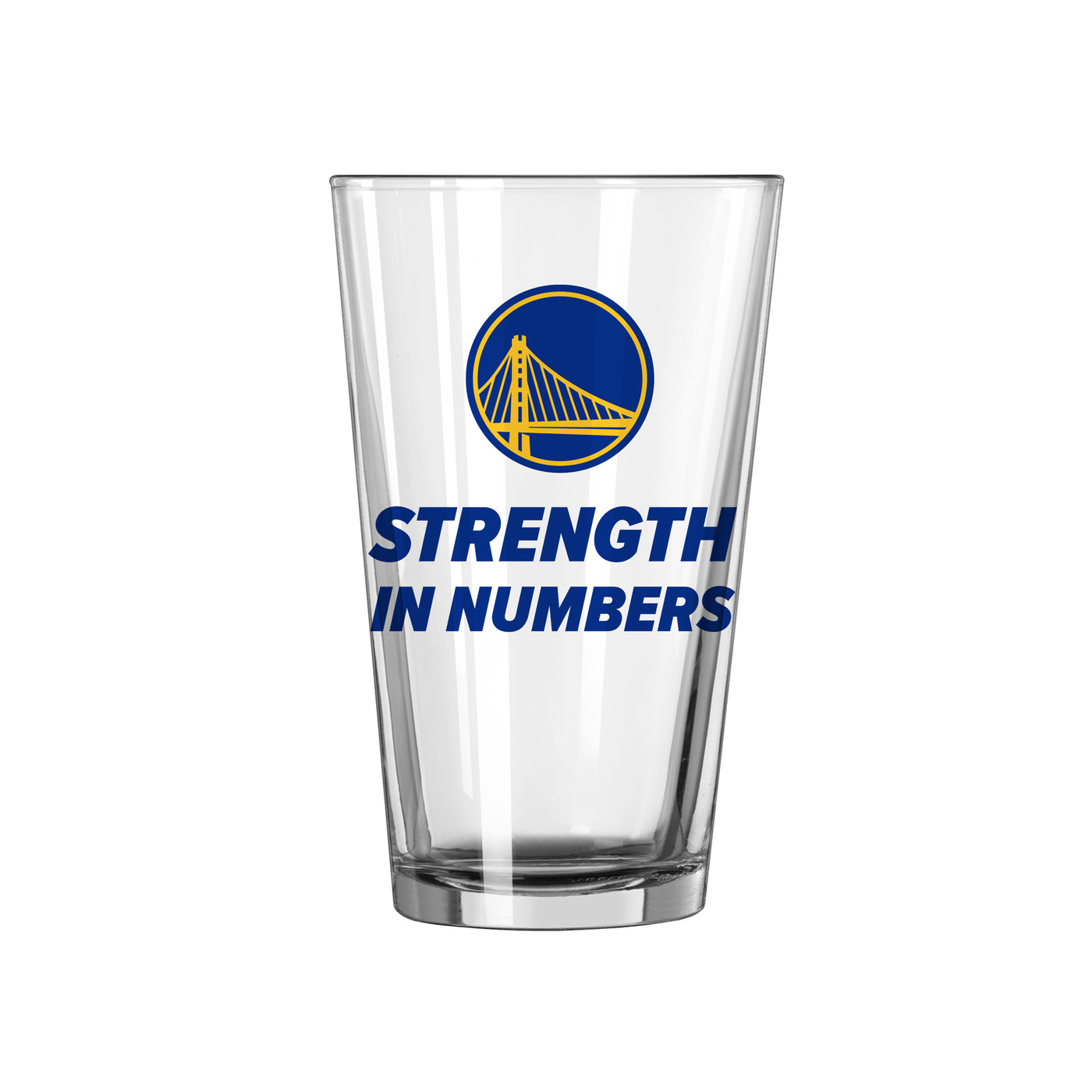 Golden State Warriors 16oz Slogan Pint Glass