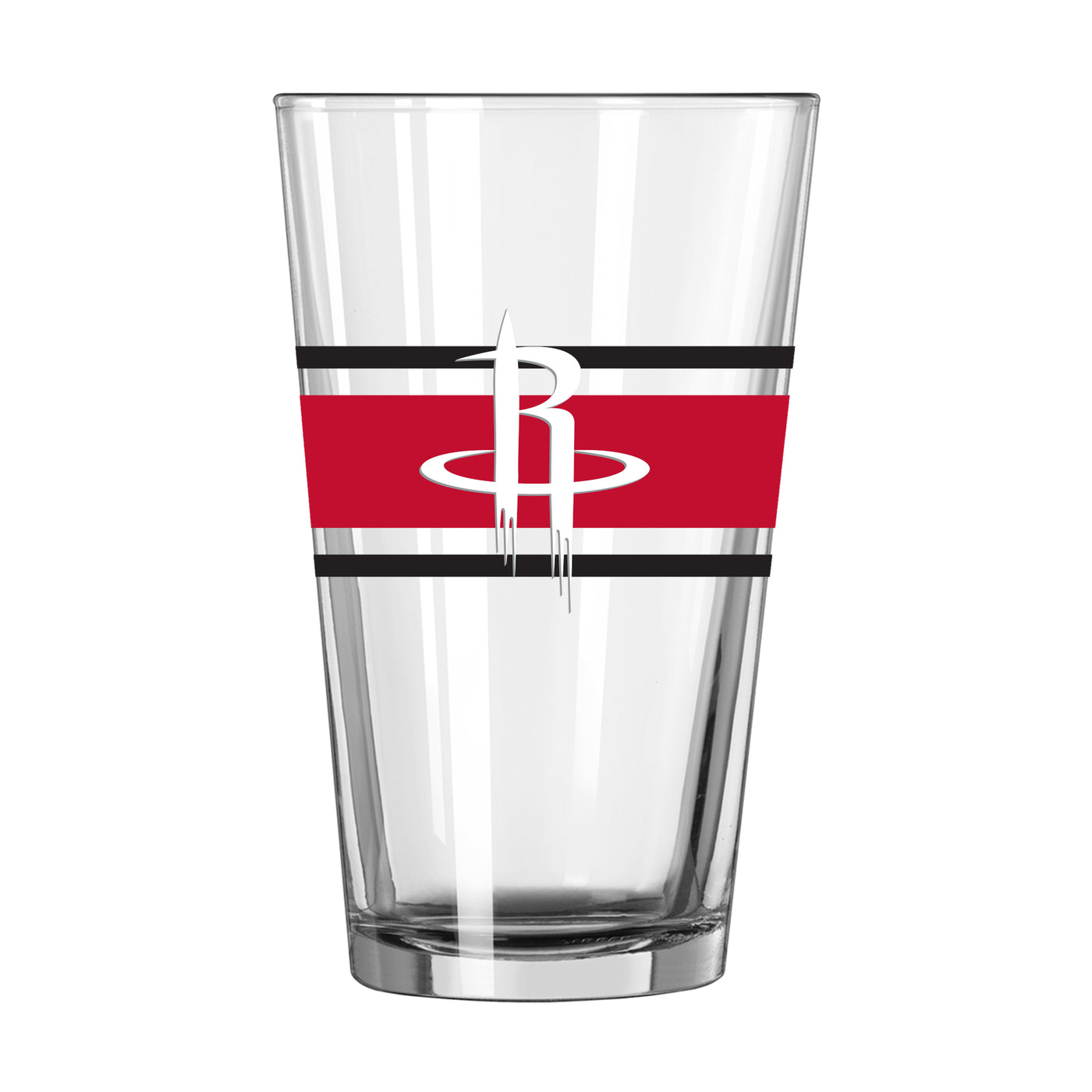 Houston Rockets 16oz Stripe Pint Glass
