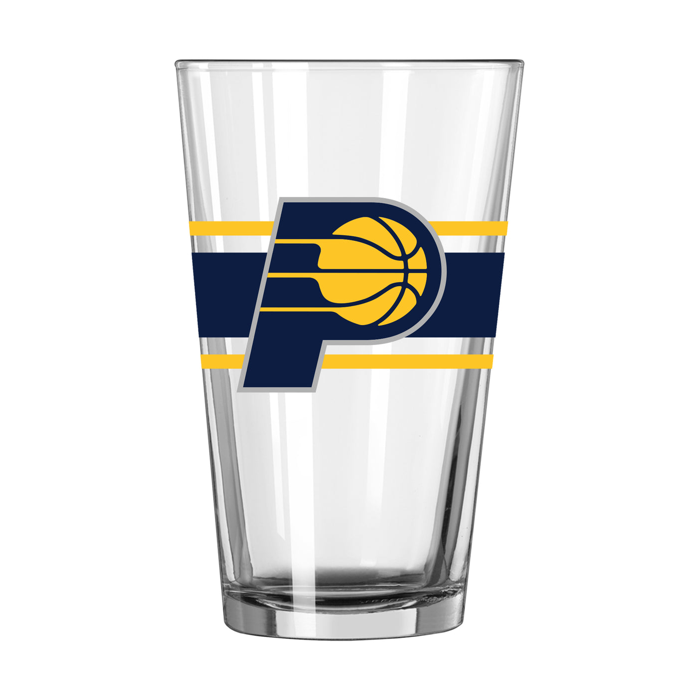 Indiana Pacers 16oz Stripe Pint Glass
