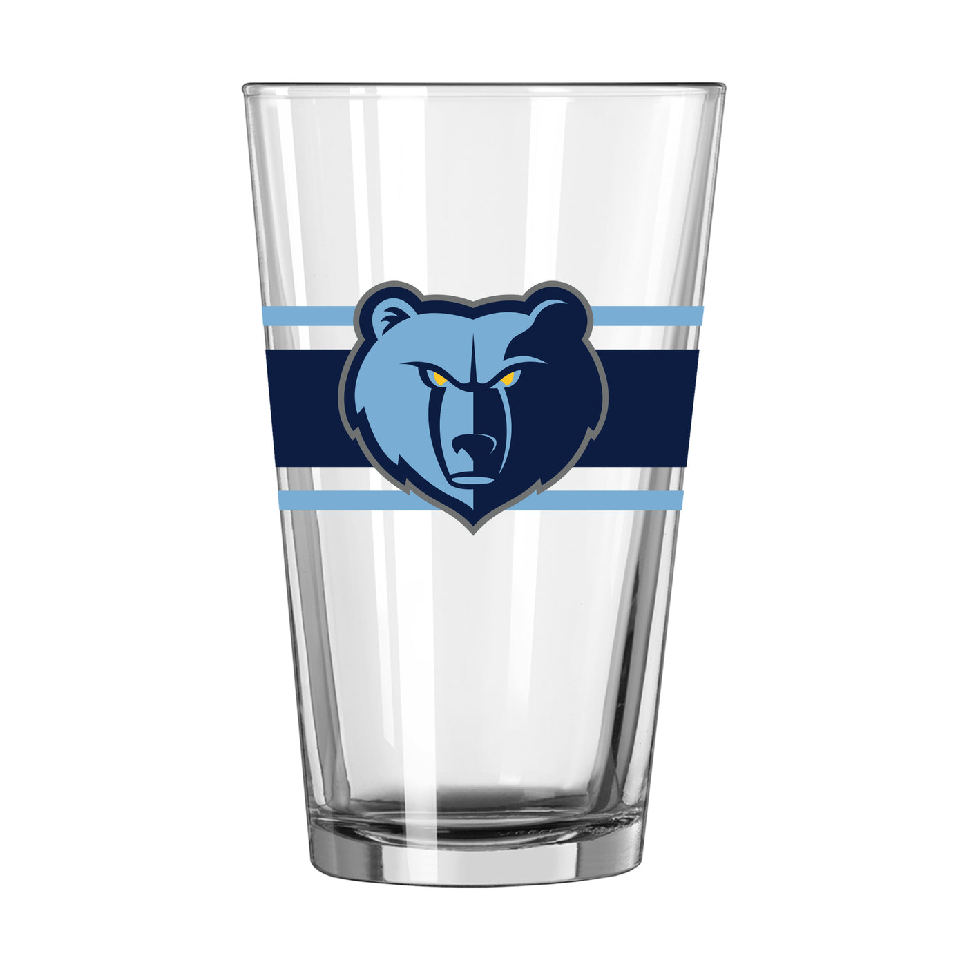 Memphis Grizzlies 16oz Stripe Pint Glass