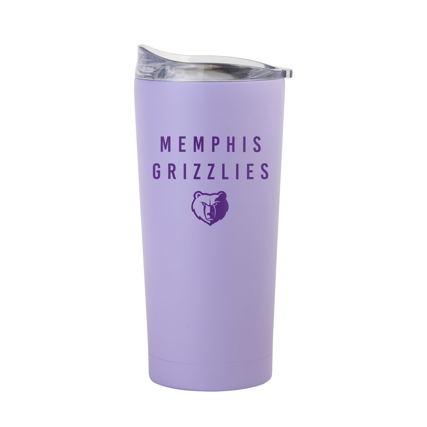 Memphis Grizzlies 20oz Tonal Lavender Powder Coat Tumbler