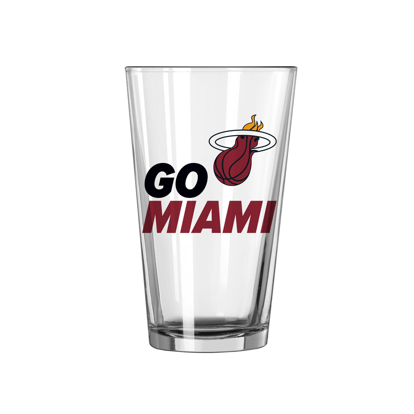 Miami Heat 16oz Slogan Pint Glass