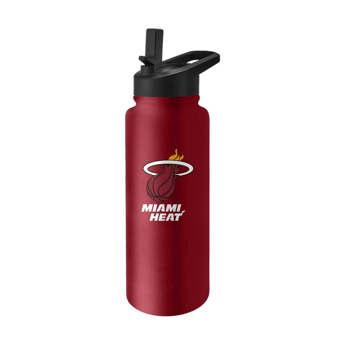 Miami Heat 34oz Logo Quencher Bottle