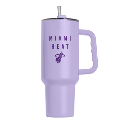 Miami Heat 40oz Tonal Powder Coat Tumbler