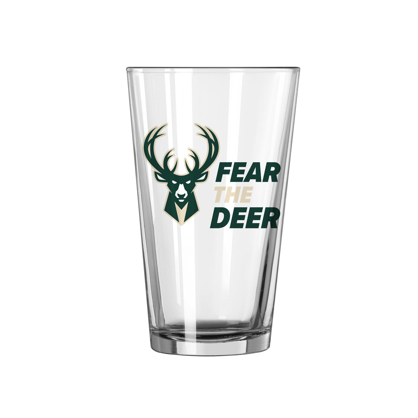 Milwaukee Bucks 16oz Slogan Pint Glass