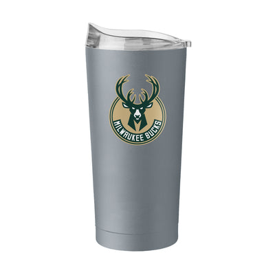 Milwaukee Bucks 20oz Charcoal Powder Coat Tumbler