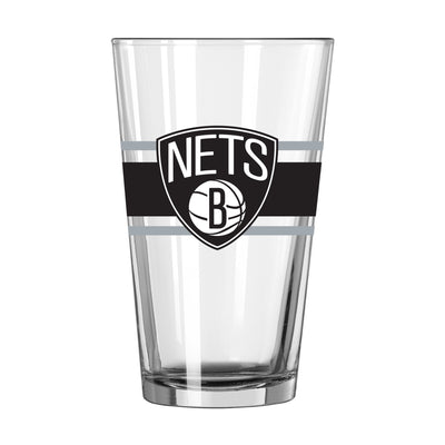 Minnesota Timberwolves 16oz Stripe Pint Glass - Logo Brands