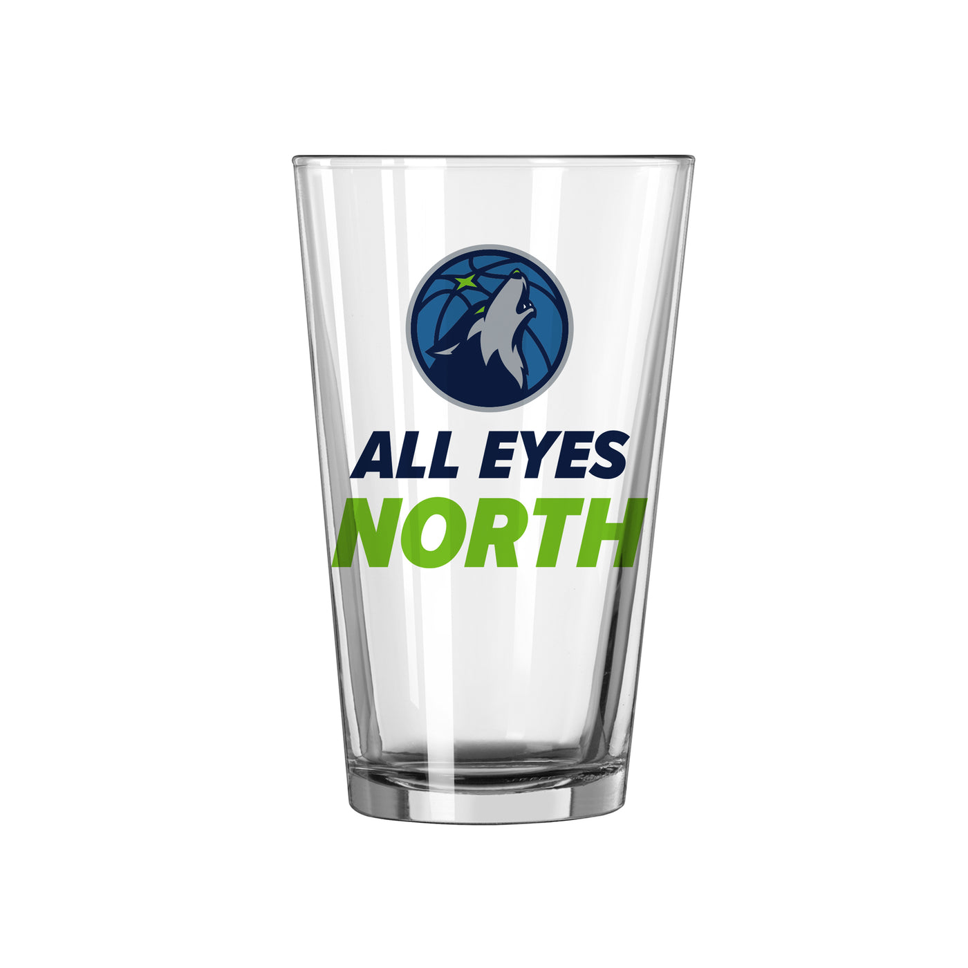 Minnesota Timberwolves 16oz Slogan Pint Glass