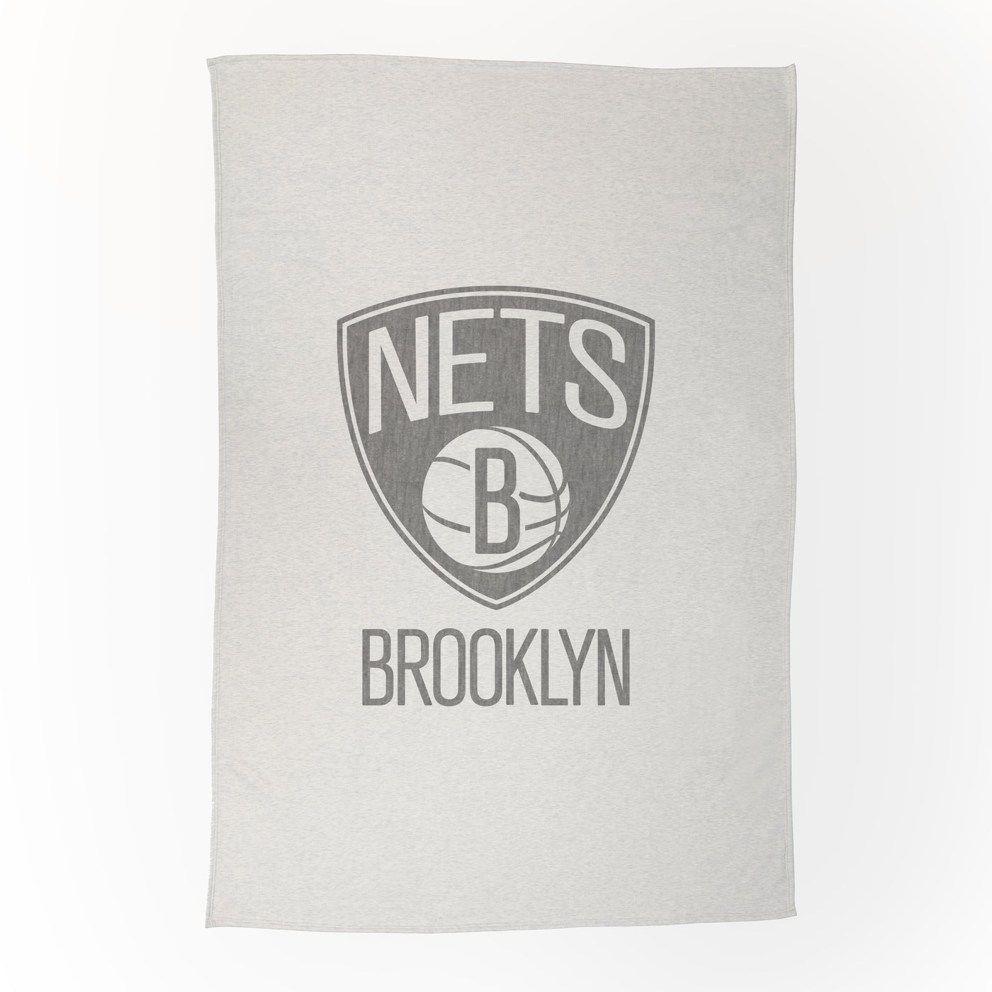 Brooklyn Nets Oversized Logo Sublimated Sweatshirt Blanket