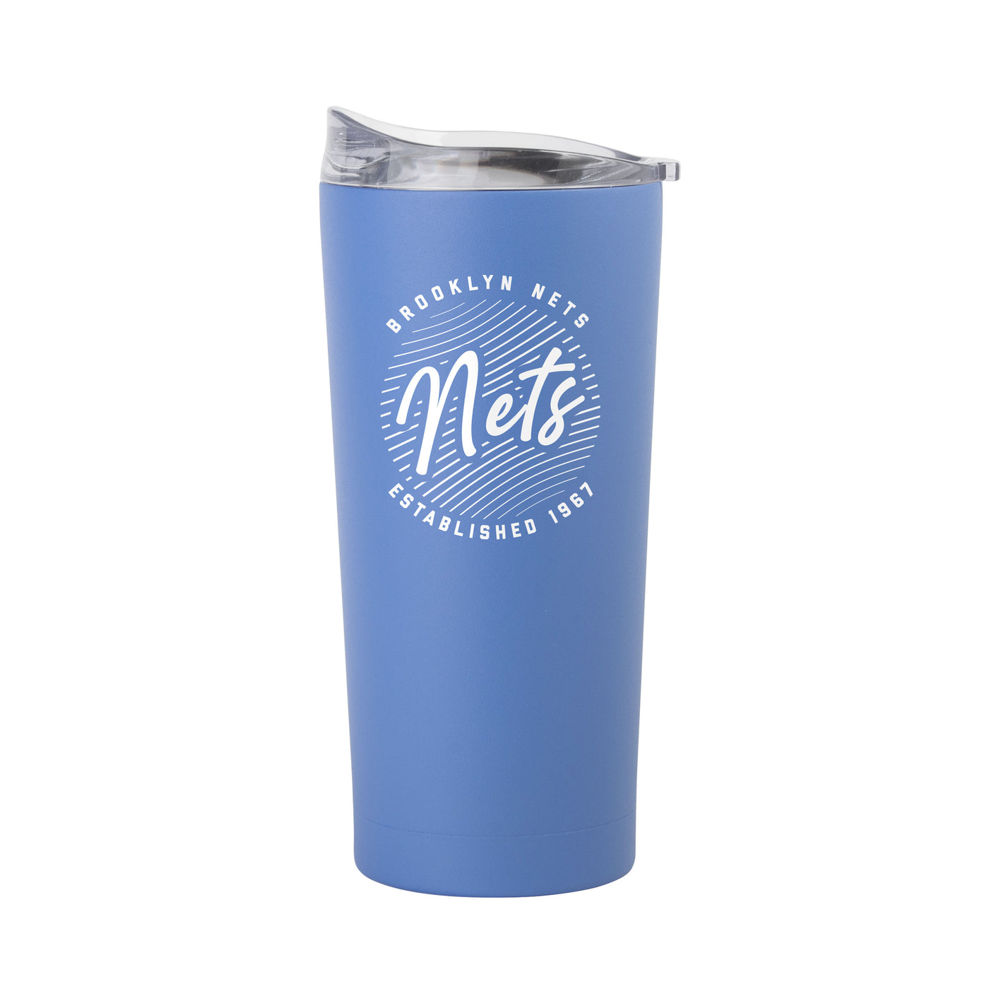 Brooklyn Nets 20oz Retro Script Arctic Powder Coat Tumbler - Logo Brands