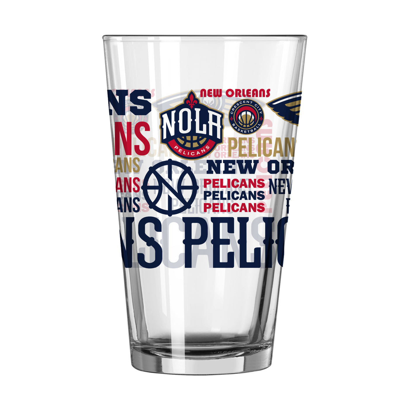 New Orleans Pelicans 16oz Spirit Pint Glass