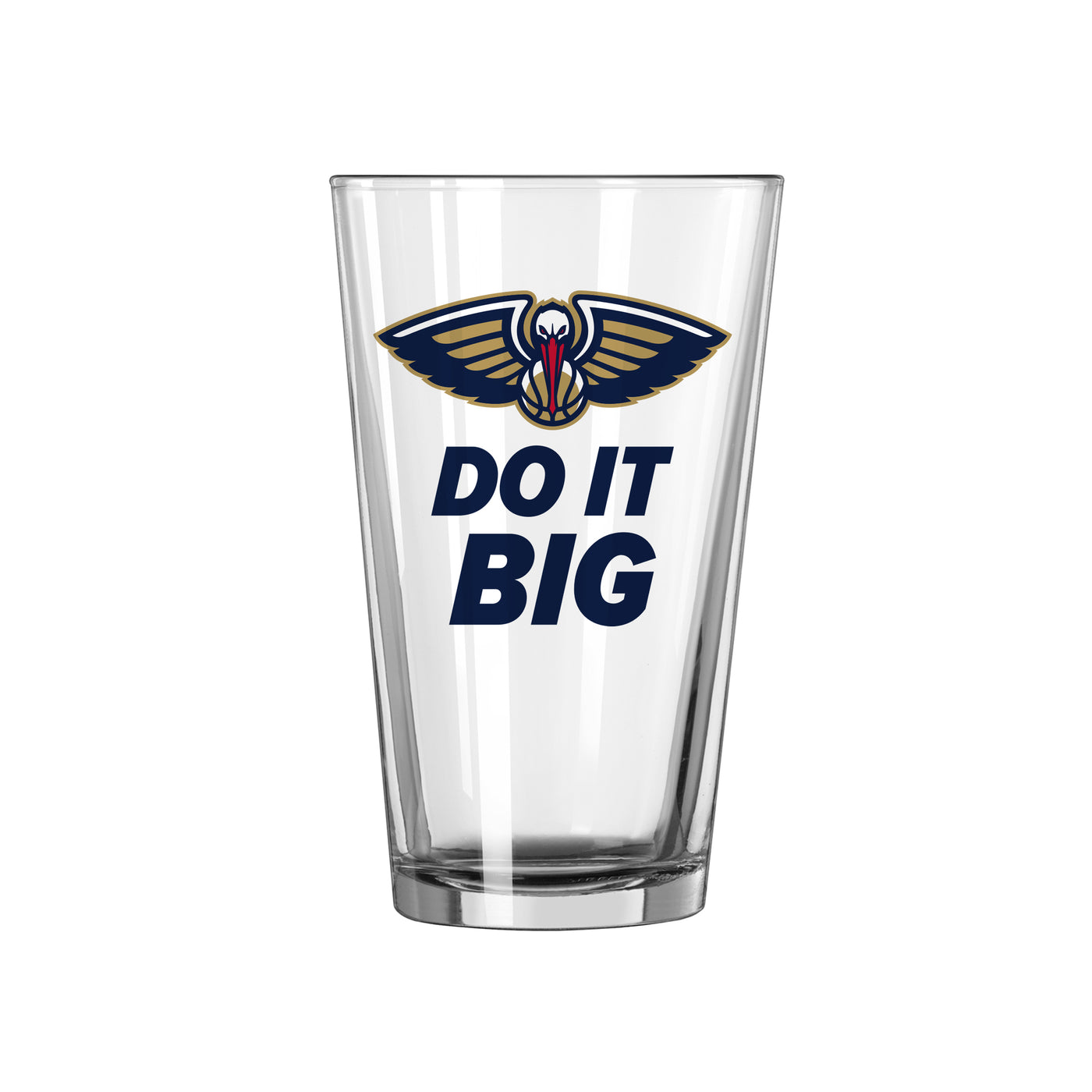 New Orleans Pelicans 16oz Slogan Pint Glass