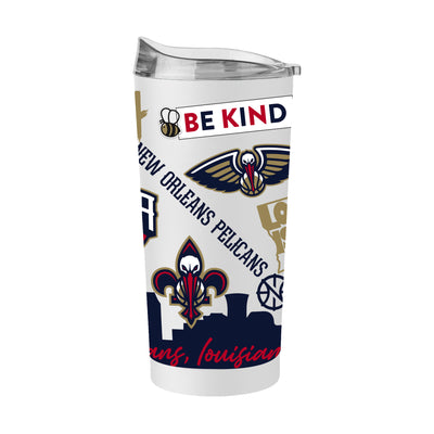 New Orleans Pelicans 20oz Native Powder Coat Tumbler