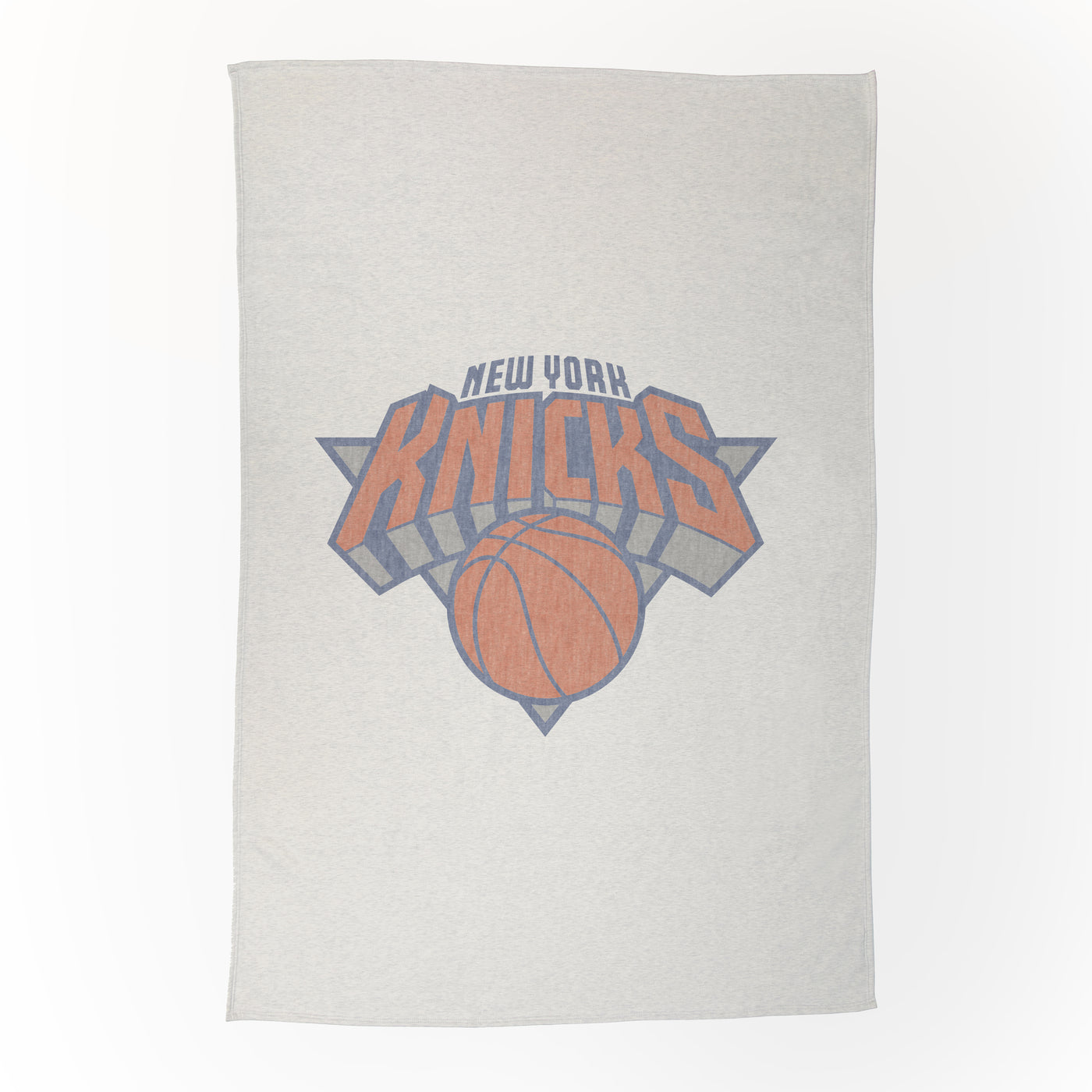 NY Knicks Oversized Logo Sublimated Sweatshirt Blanket