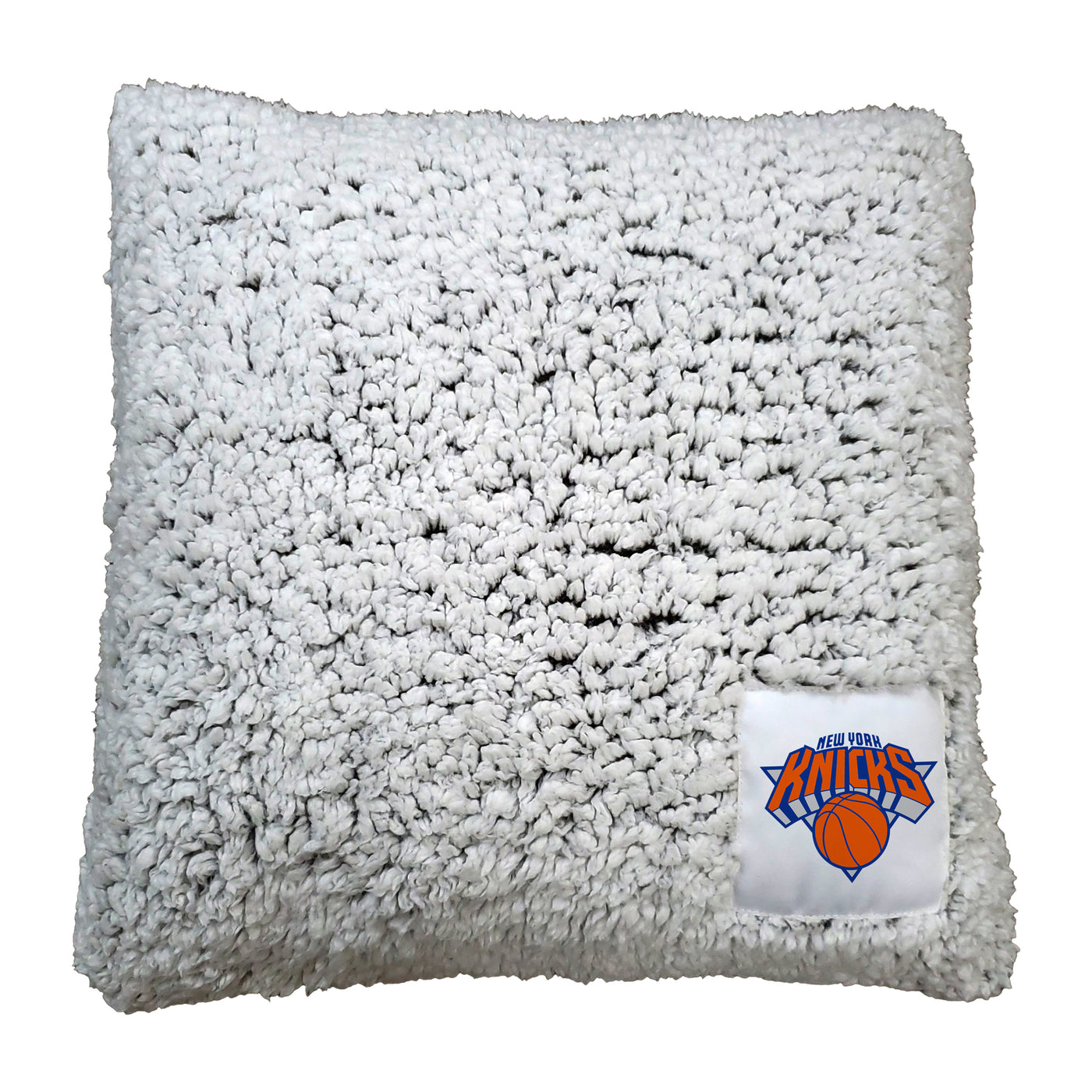 NY Knicks Frosty Throw Pillow