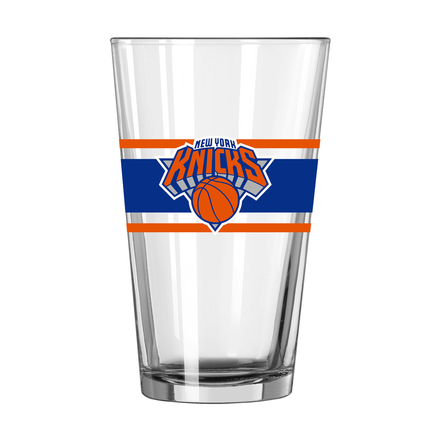 New York Knicks 16oz Stripe Pint Glass