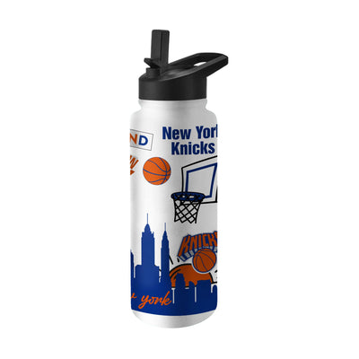 New York Knicks 34oz Native Quencher Bottle - Logo Brands