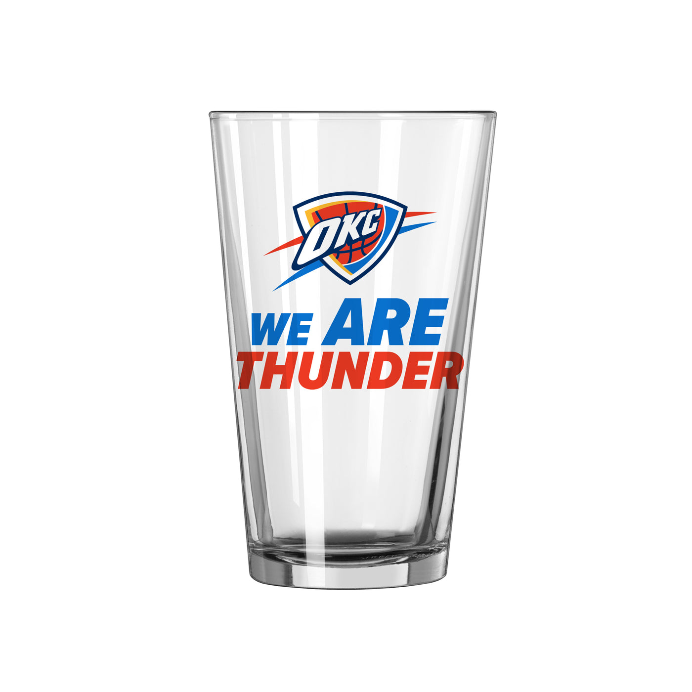 Oklahoma City Thunder 16oz Slogan Pint Glass