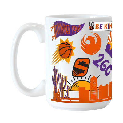 Phoenix Suns 15oz Native Sublimated Mug - Logo Brands