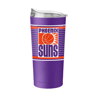 Phoenix Suns 20oz Retro Stripe Powder Coat Tumbler - Logo Brands