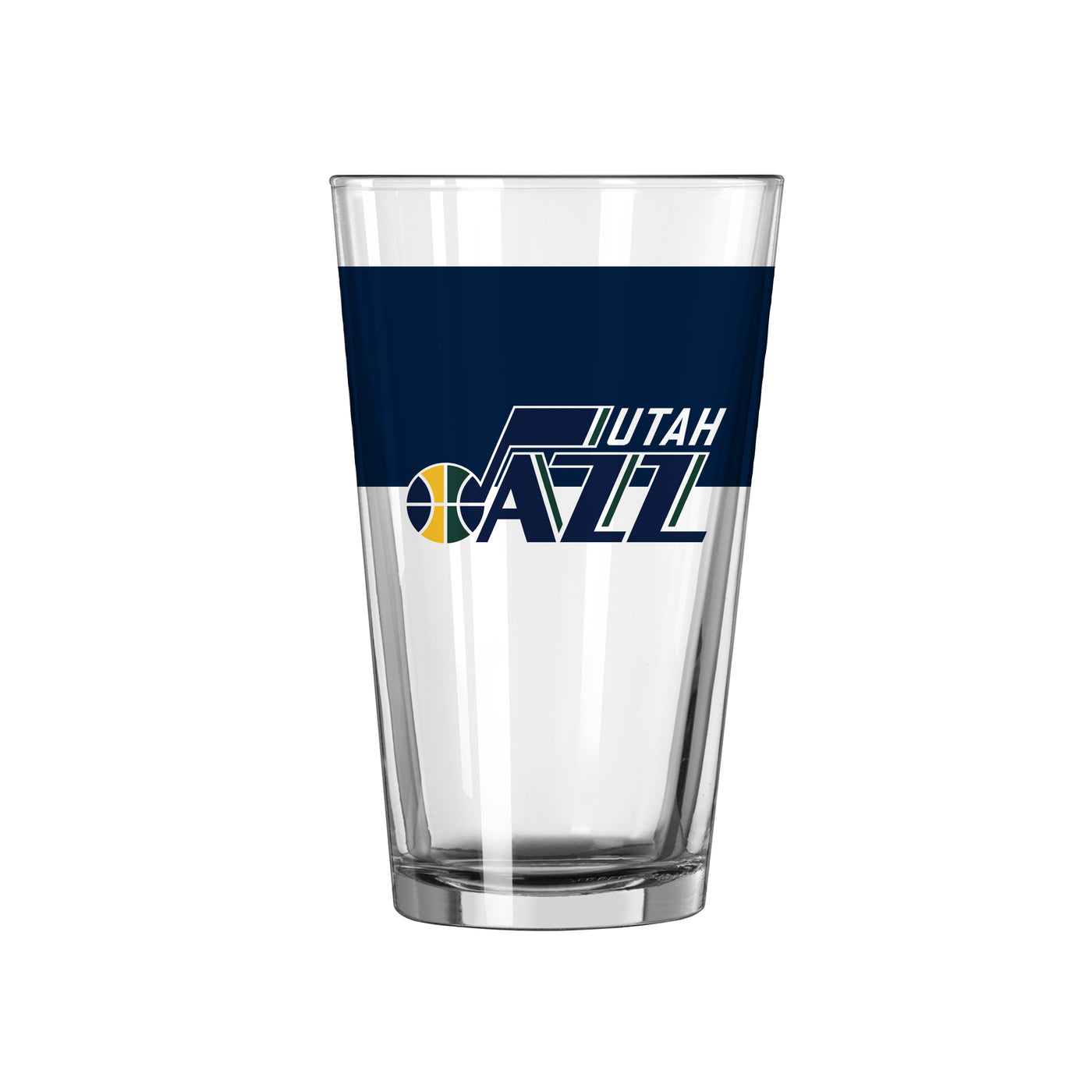 Utah Jazz 16oz Colorblock Pint Glass