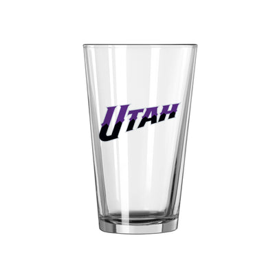 Utah Jazz City Edition 16oz Pint Glass - Logo Brands