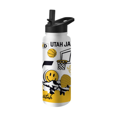 Utah Jazz 34oz Native Quencher Bottle - Logo Brands