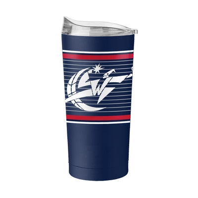 Washington Wizards 20oz Retro Stripe Powder Coat Tumbler - Logo Brands