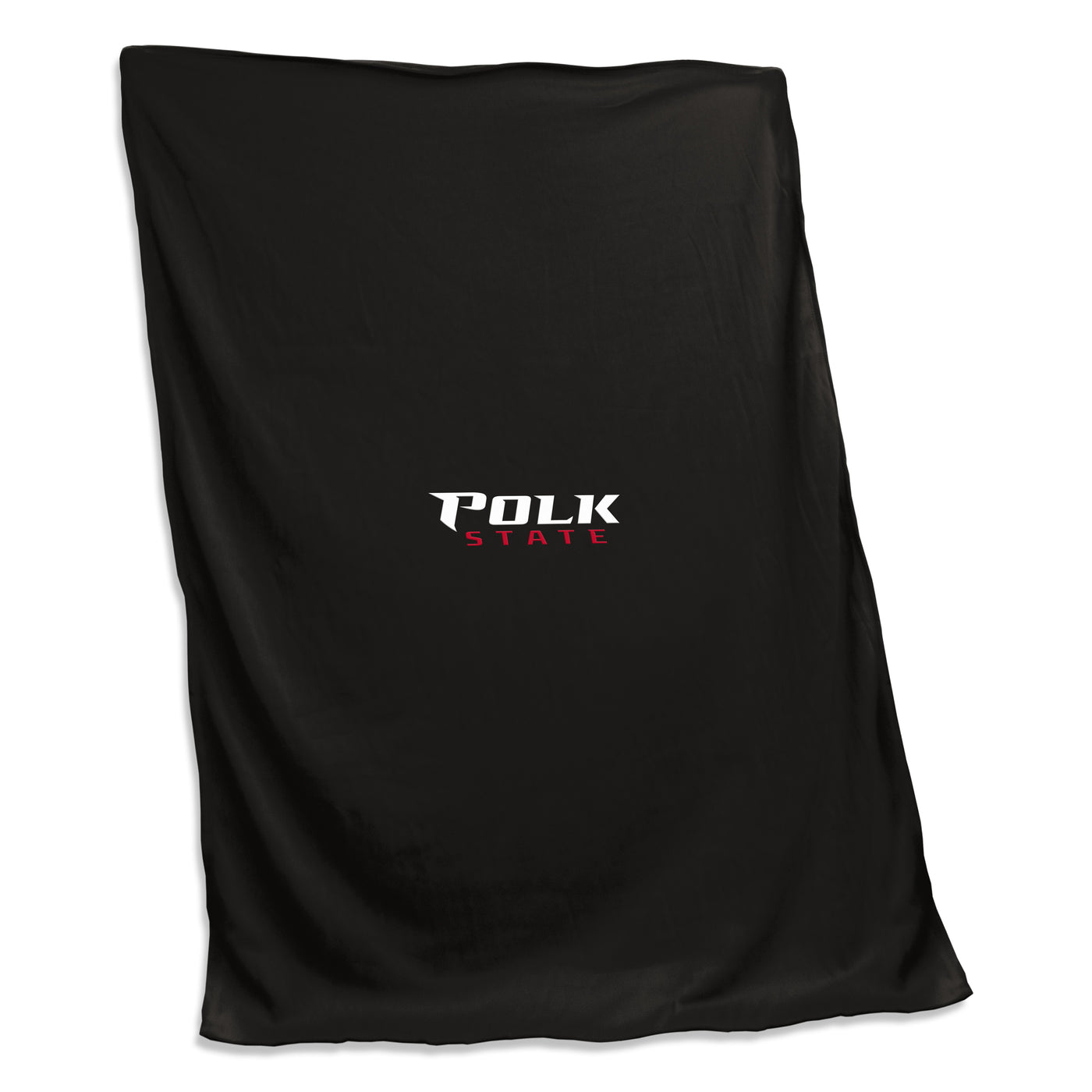 Polk State Black Screened Sweatshirt Blanket - Logo Brands