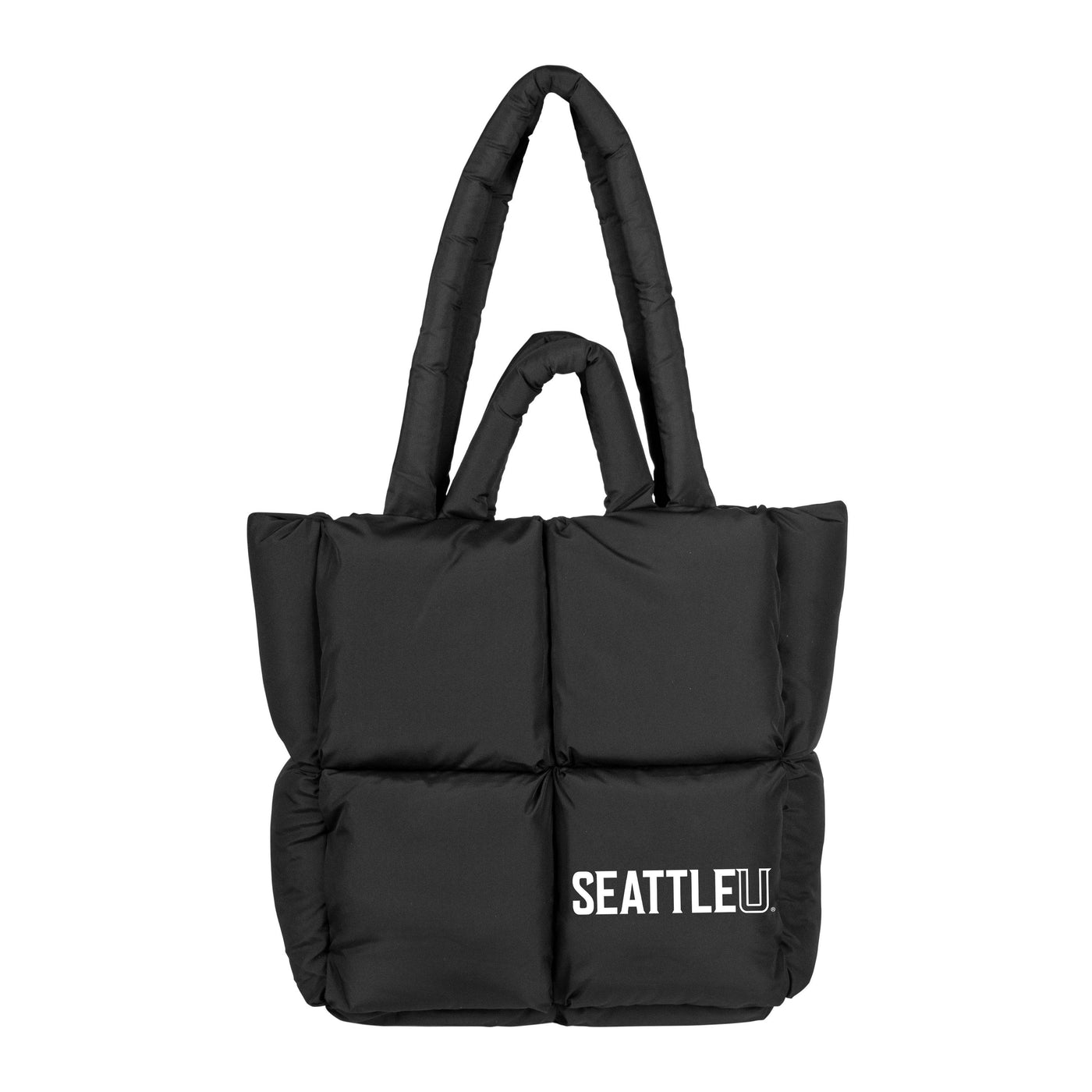 Seattle University Black Puff Tote