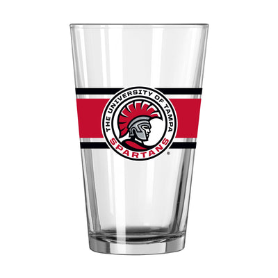 Tampa 16oz Stripe Pint Glass - Logo Brands