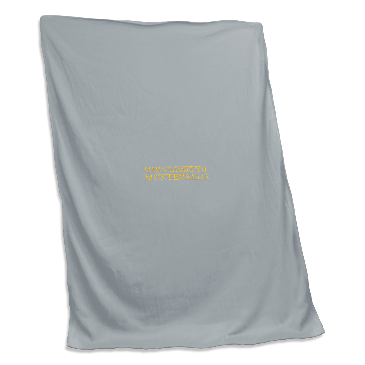 Montevallo Charcoal Screened Sweatshirt Blanket - Logo Brands