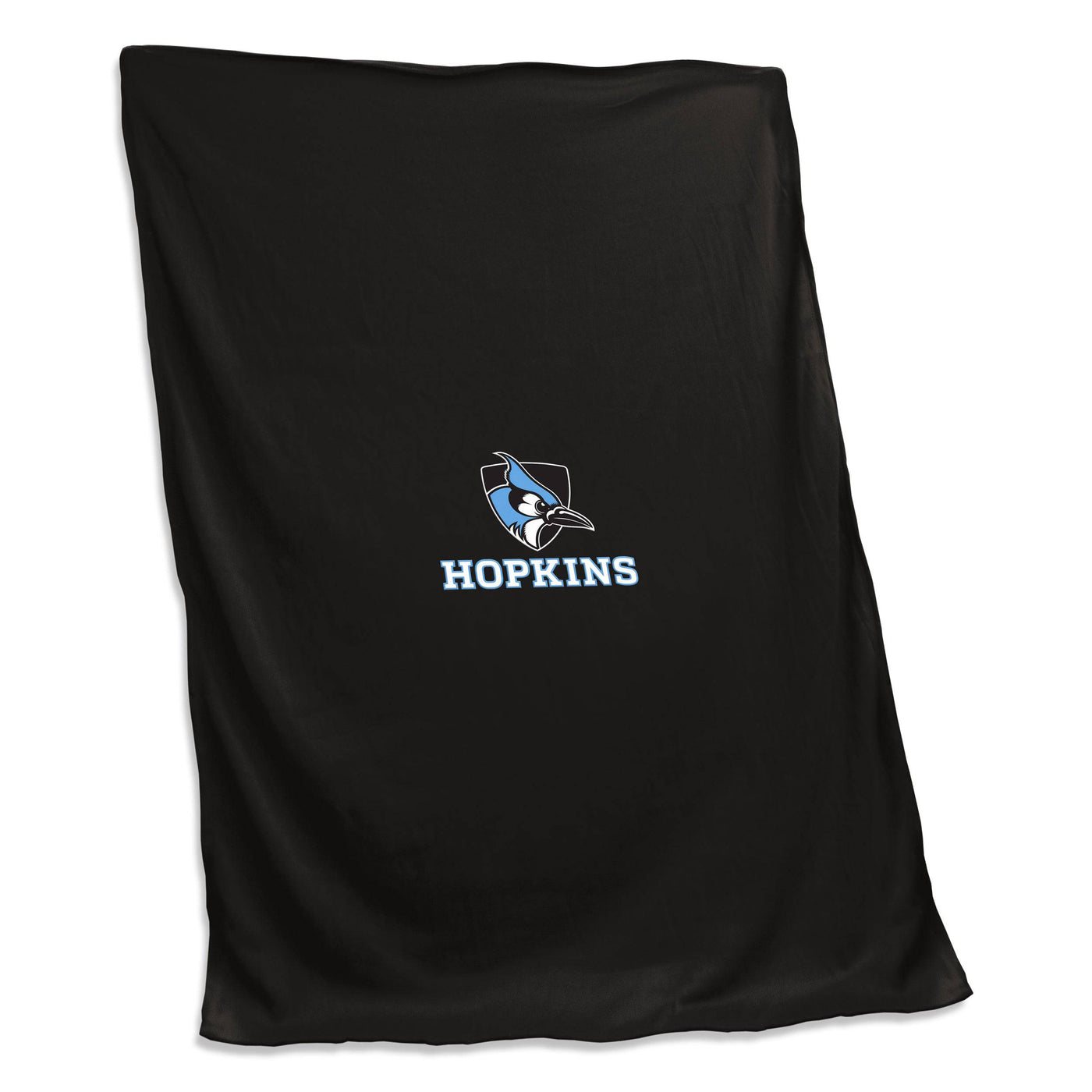 Johns Hopkins Black Screened Sweatshirt Blanket - Logo Brands