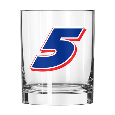 Kyle Larson 14oz Logo Rocks Glass - Logo Brands